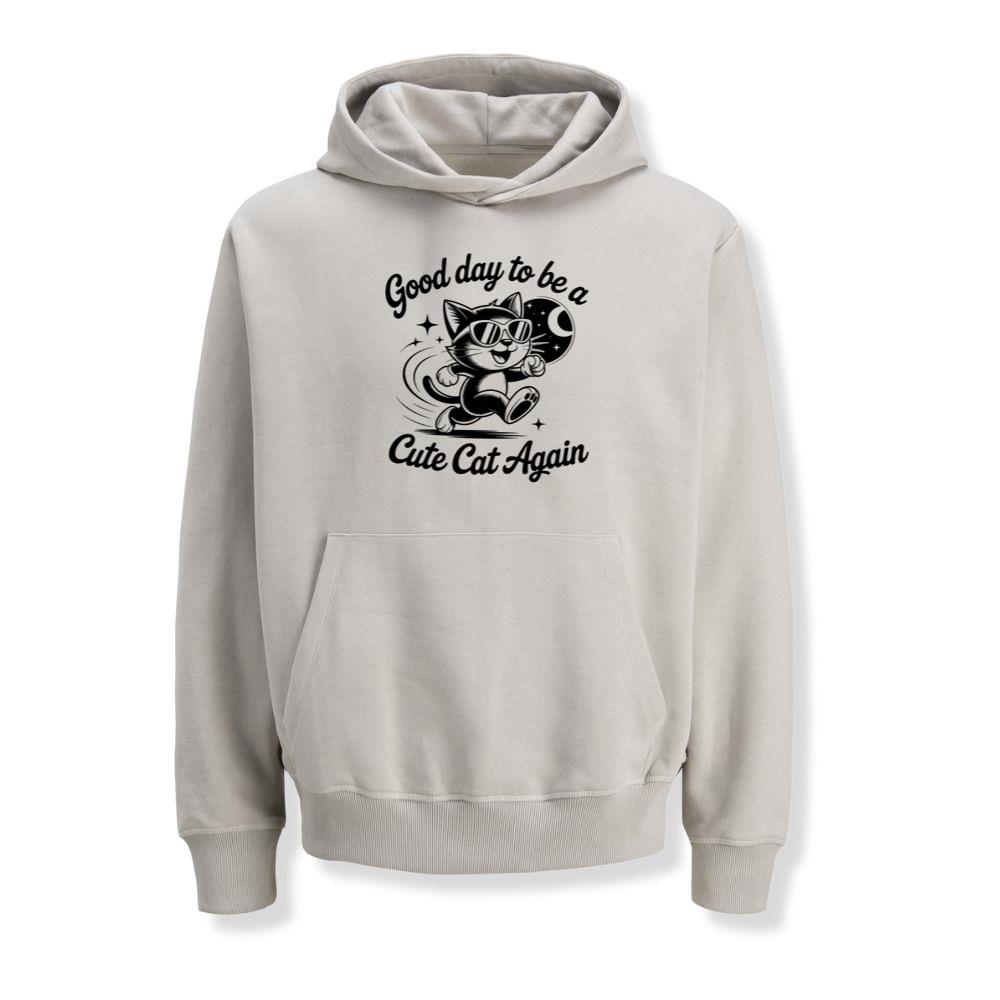 Cute Cat Again Retro Vintage Funny Graphic Hoodies