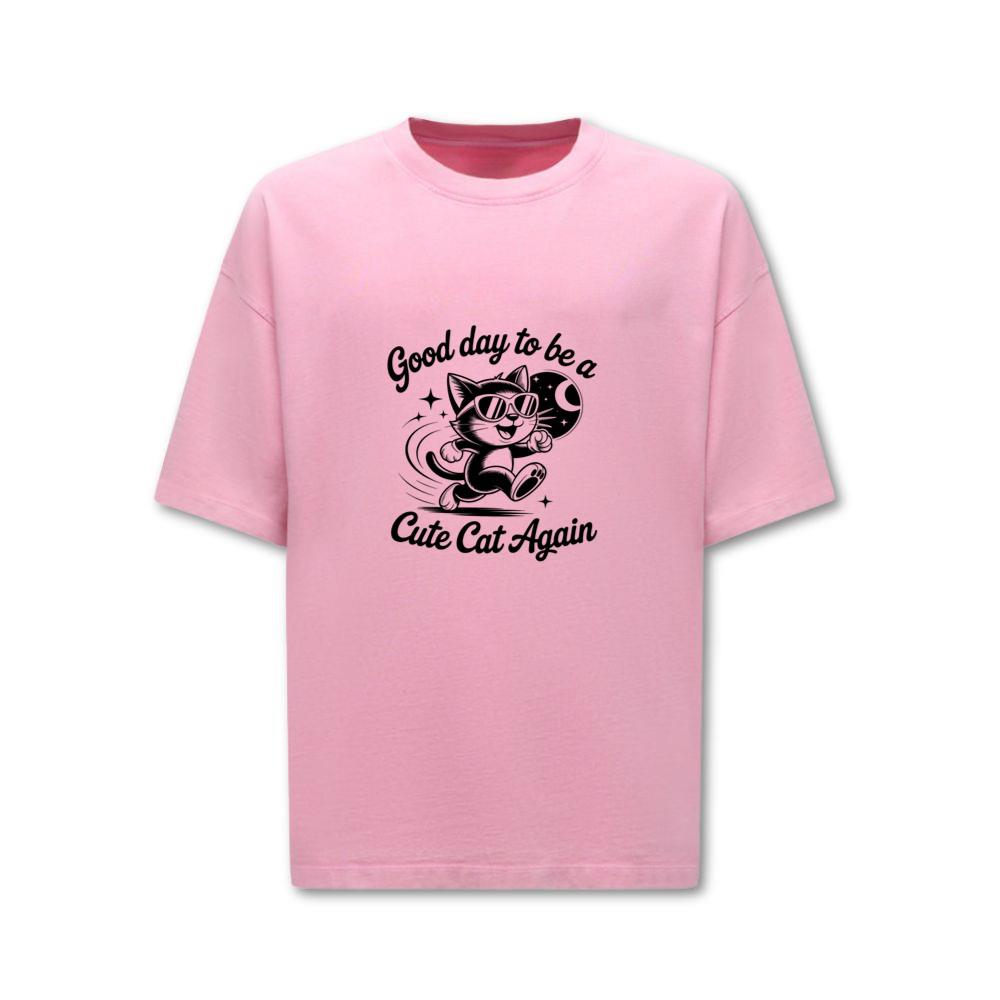 Cute Cat Again Retro Vintage Funny Graphic T-Shirt