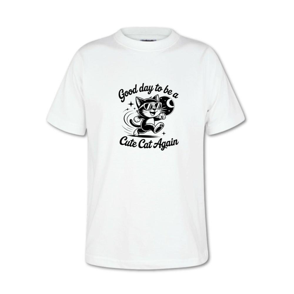 Cute Cat Again Retro Vintage Funny Graphic T-Shirt