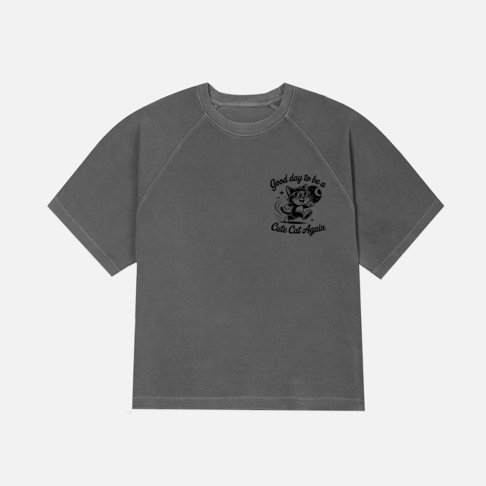 Cute Cat Again Retro Vintage Funny Graphic T-Shirt