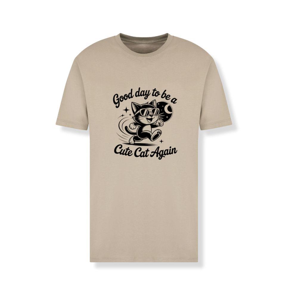 Cute Cat Again Retro Vintage Funny Graphic T-Shirt