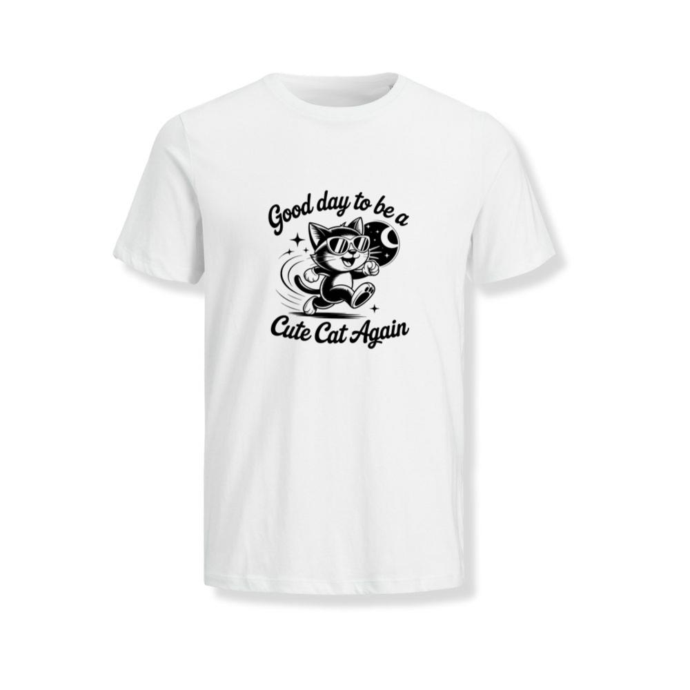 Cute Cat Again Retro Vintage Funny Graphic T-Shirt