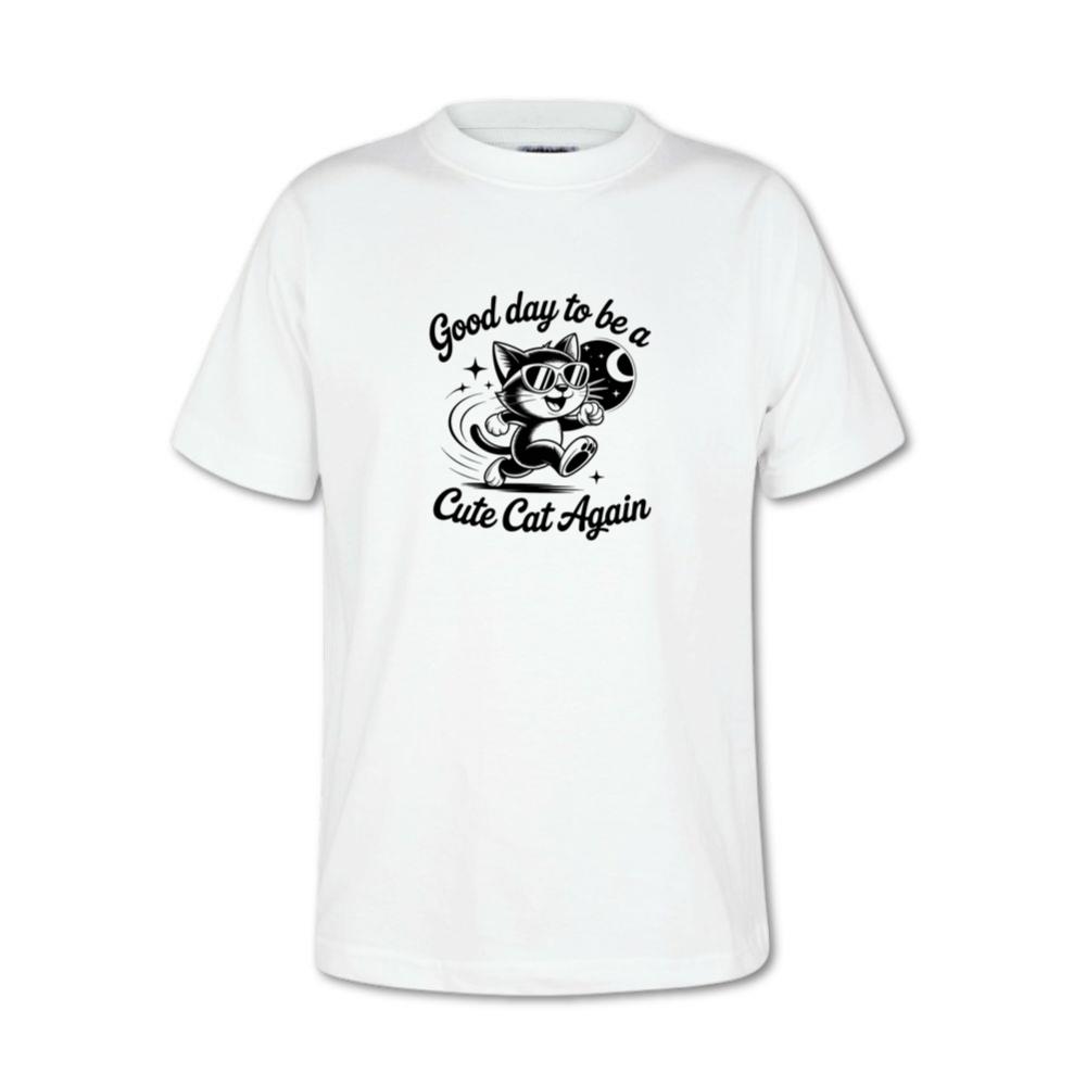 Cute Cat Again Retro Vintage Funny Graphic T-Shirts