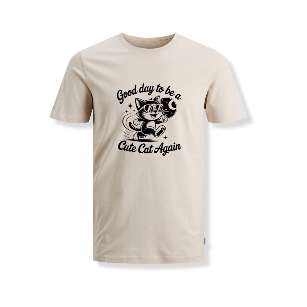Cute Cat Again Retro Vintage Funny Graphic T-Shirts