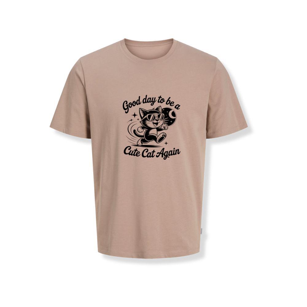 Cute Cat Again Retro Vintage Funny Graphic T-Shirts