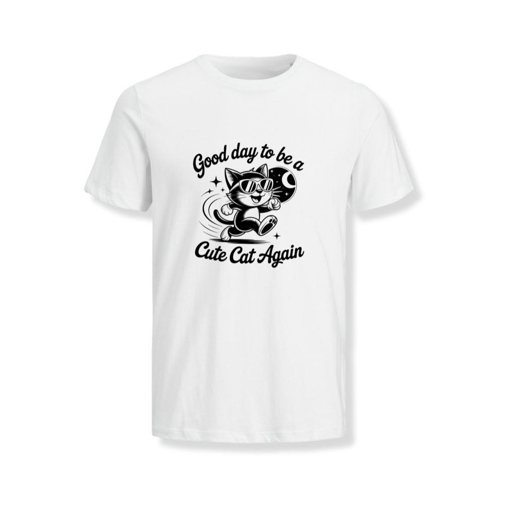 Cute Cat Again Retro Vintage Funny Graphic T-Shirts
