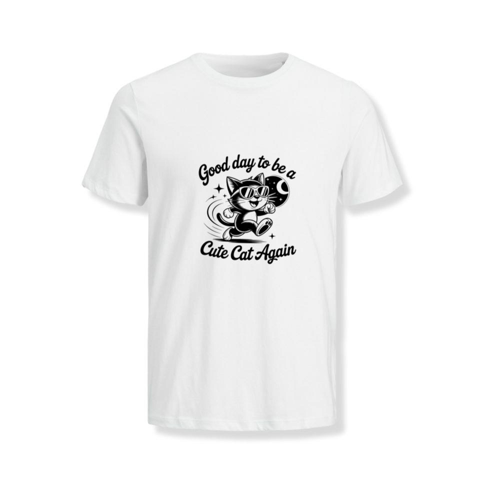 Cute Cat Again Retro Vintage Funny Graphic T-Shirts