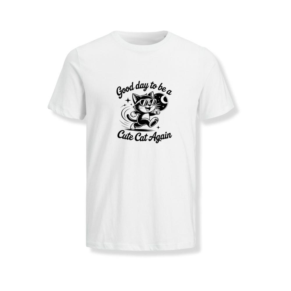 Cute Cat Again Retro Vintage Funny Graphic T-Shirts