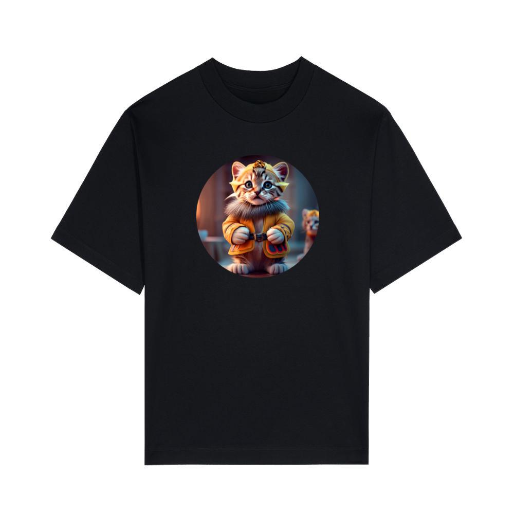 Cute Cat Wearing Coat T-Shirts