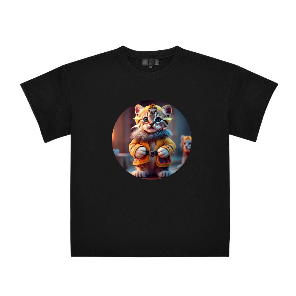Cute Cat Wearing Coat T-Shirts