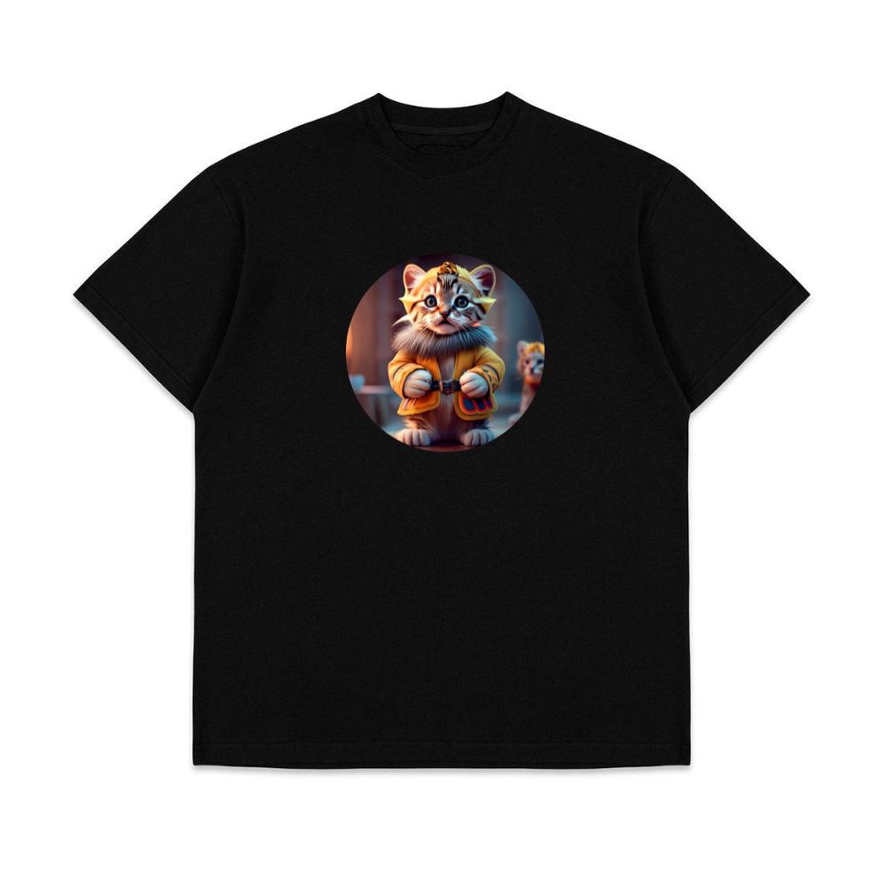 Cute Cat Wearing Coat T-Shirts