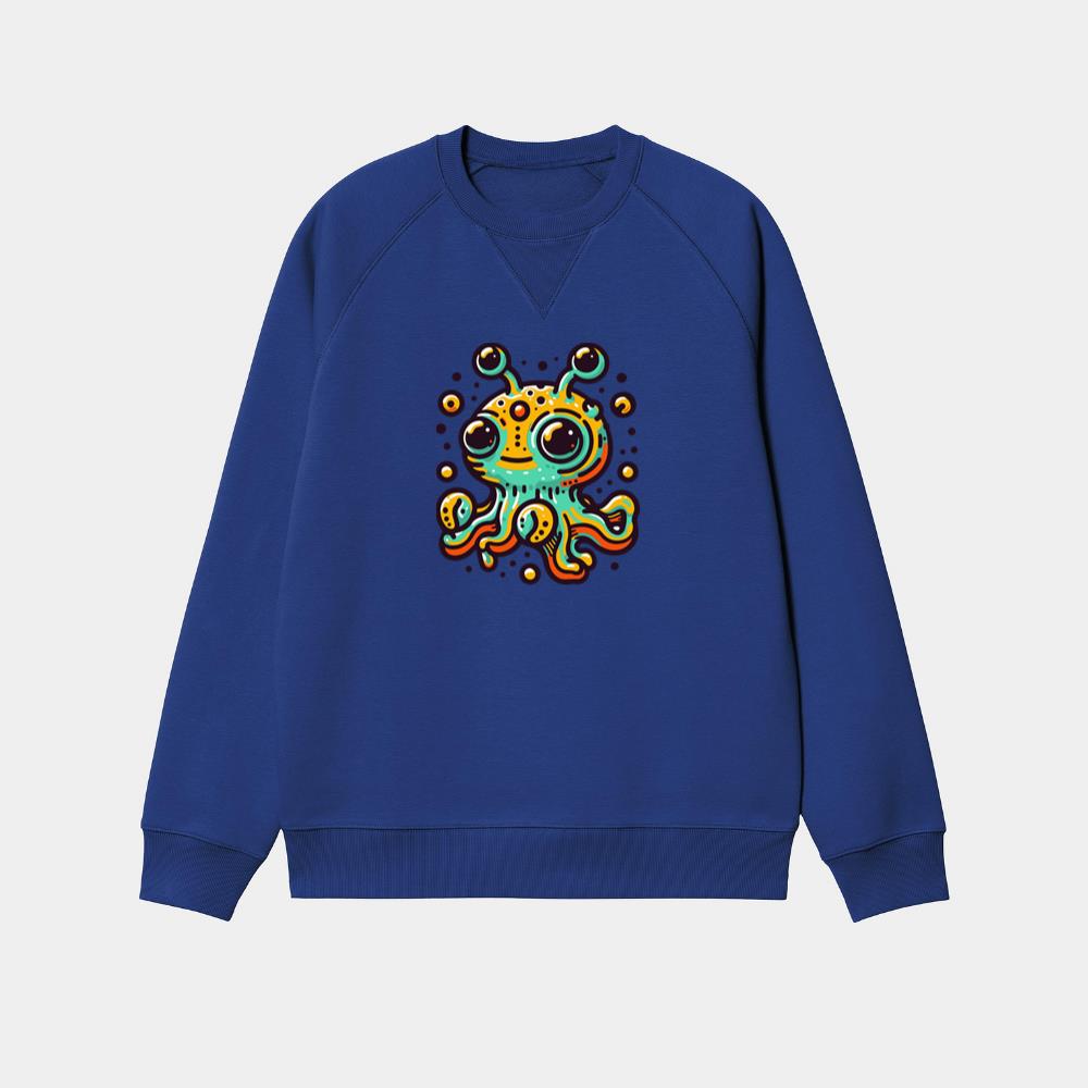 Cute Colorful Octopus Alien Sweatshirt