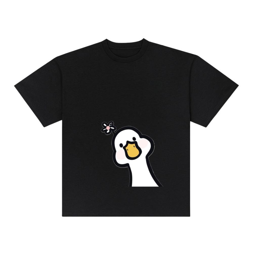 Cute Duck with a Flower T-Shirts