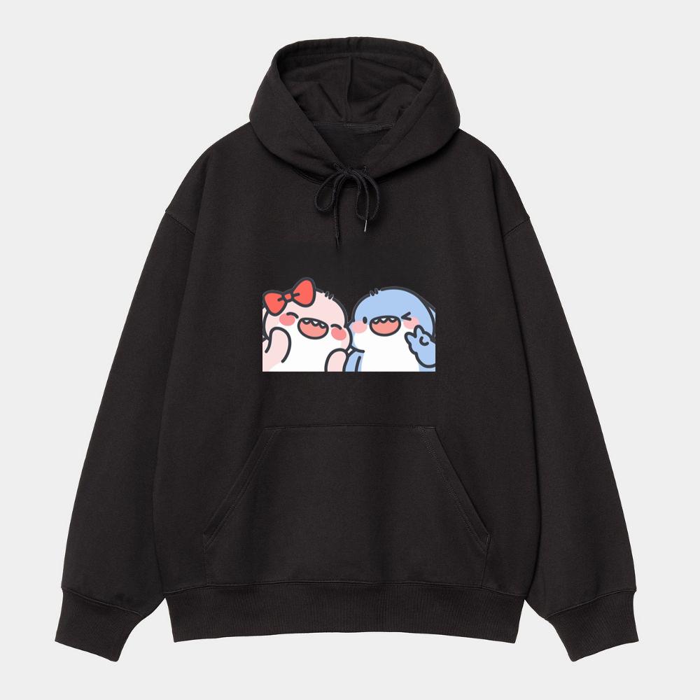 Cute Duo Smile Hoodie