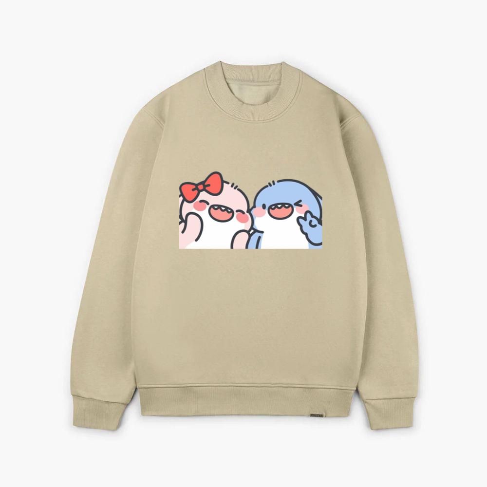 Cute Duo Smile Sweatsrhits