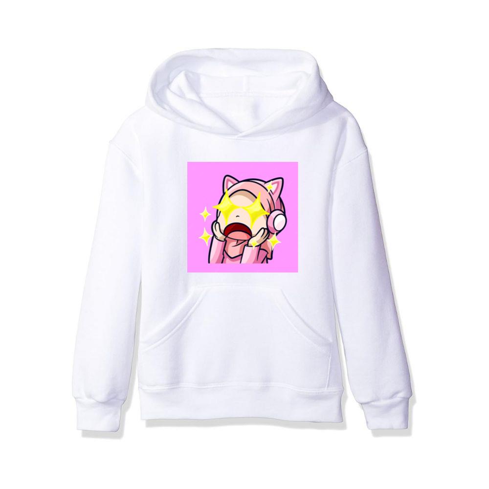 Cute Emote Girl Was Shocked With Stars Twinkling Her Eyes Hoodies