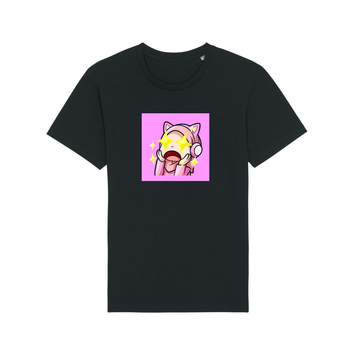 Cute Emote Girl Was Shocked With Stars Twinkling Her Eyes T-Shirts