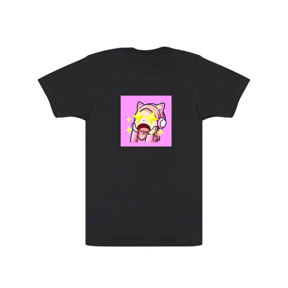 Cute Emote Girl Was Shocked With Stars Twinkling Her Eyes T-Shirts