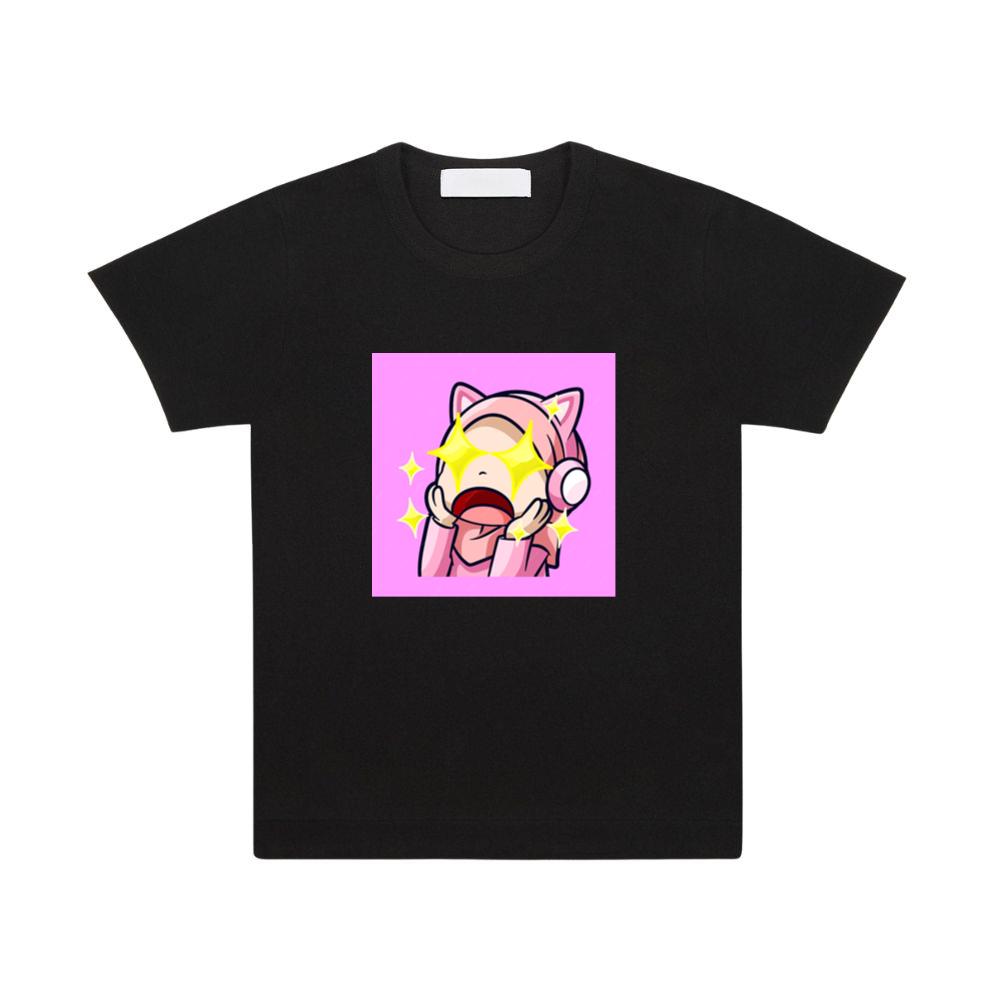 Cute Emote Girl Was Shocked With Stars Twinkling Her Eyes T-Shirts