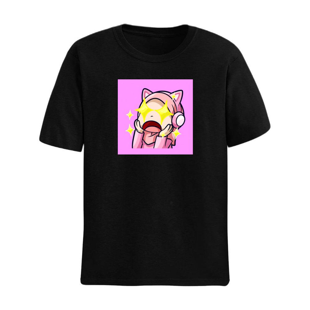 Cute Emote Girl Was Shocked With Stars Twinkling Her Eyes T-Shirts