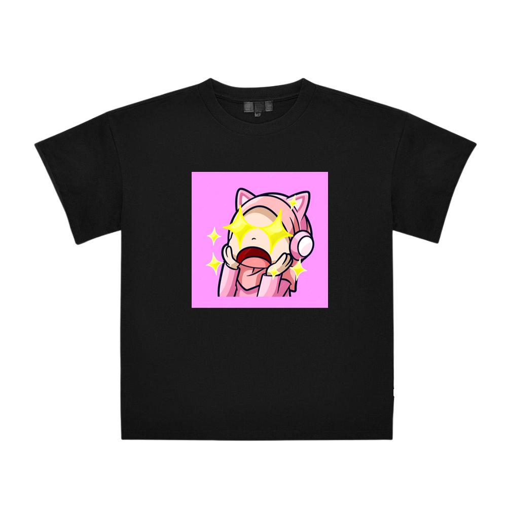 Cute Emote Girl Was Shocked With Stars Twinkling Her Eyes T-Shirts