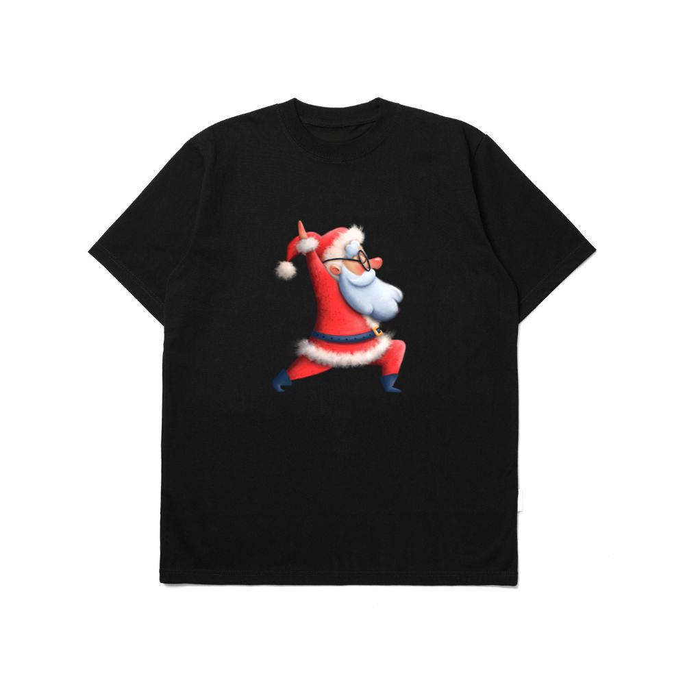 Cute Funny Santa Claus Yoga Pose Christmas TShirts Tarologos