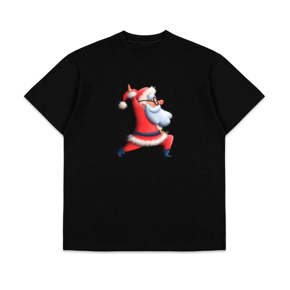 Cute Funny Santa Claus Yoga Pose Christmas T-Shirts