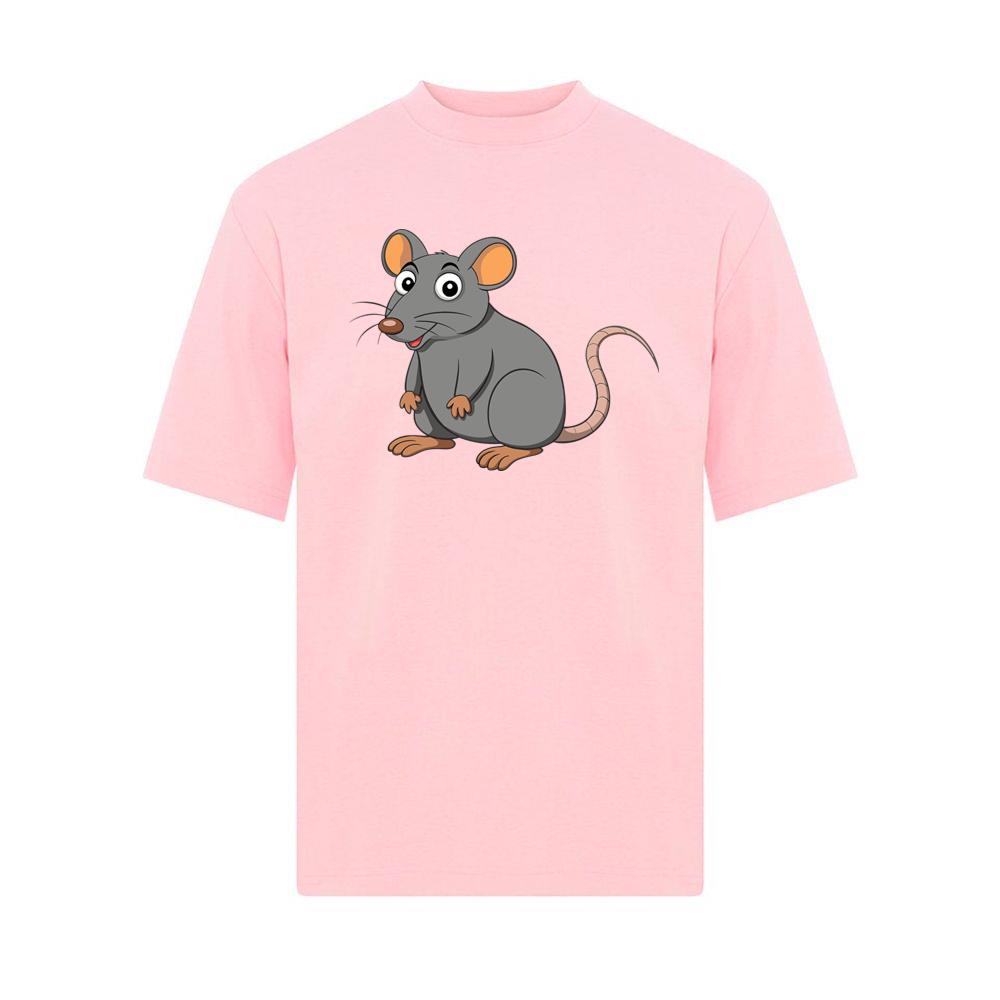 Cute Gray Cartoon Mouse T-Shirts