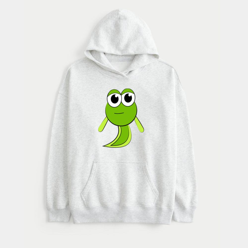 Cute Green Tadpole Hoodie