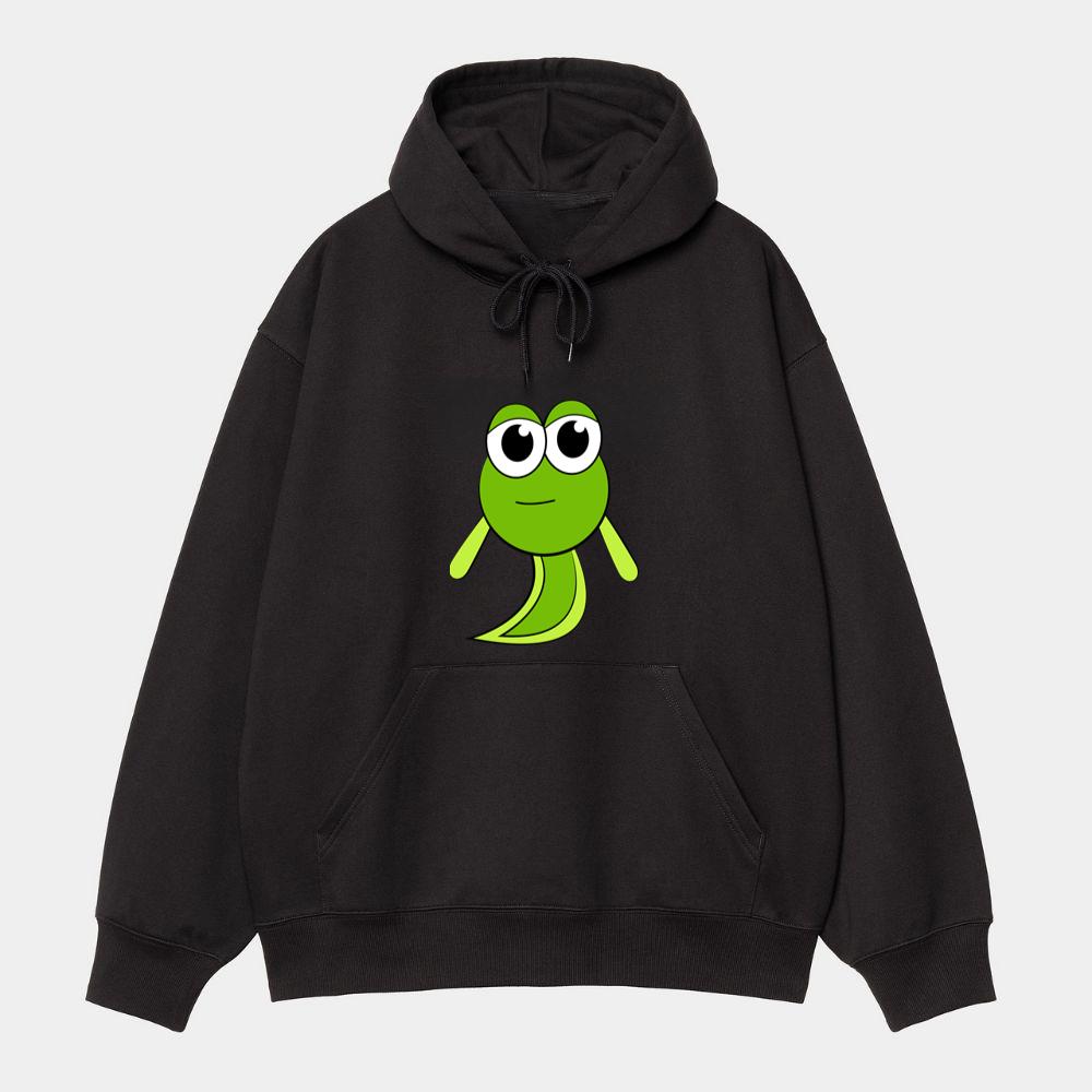 Cute Green Tadpole Hoodie