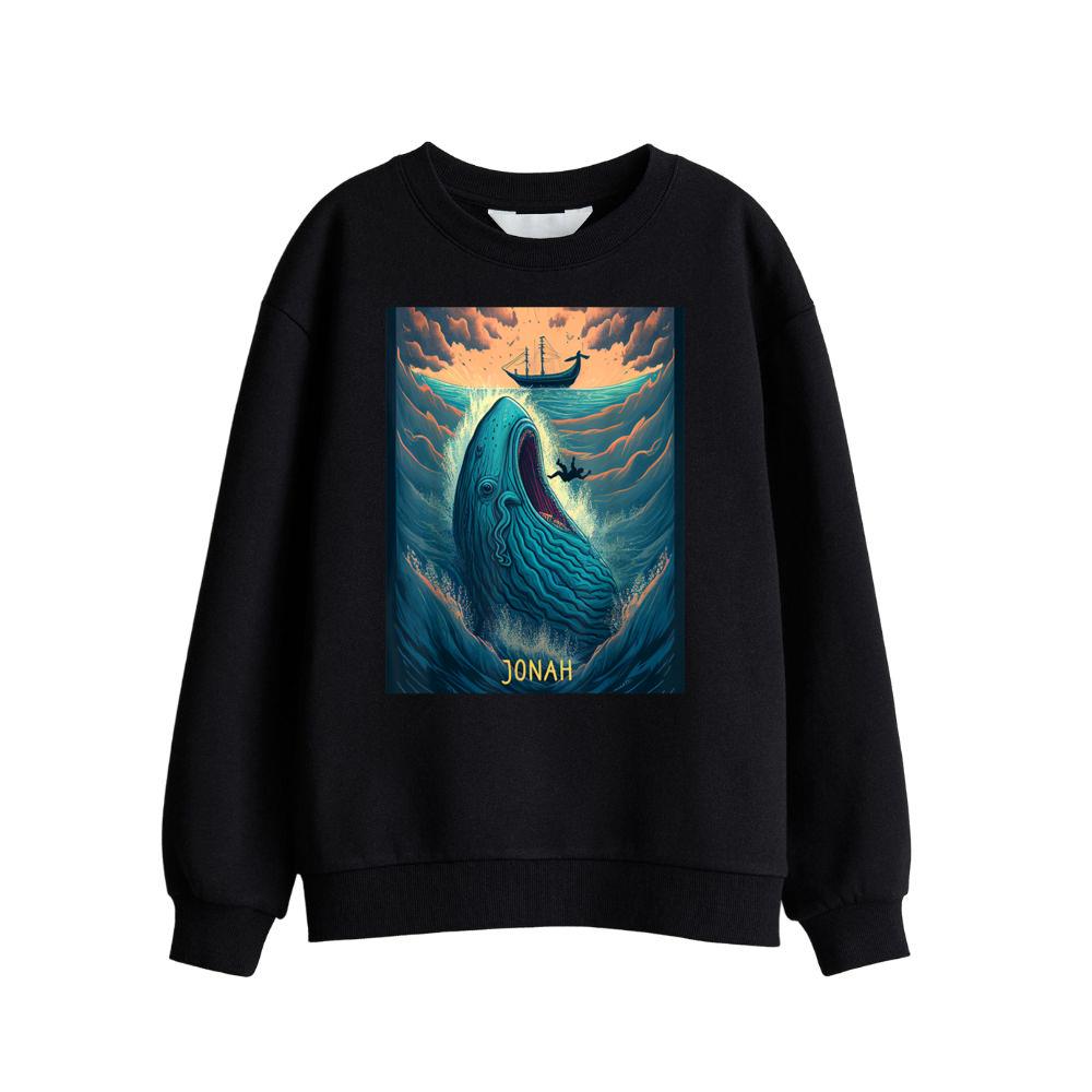 Cute Jonah and The Whale Bible Story Sweatshirt