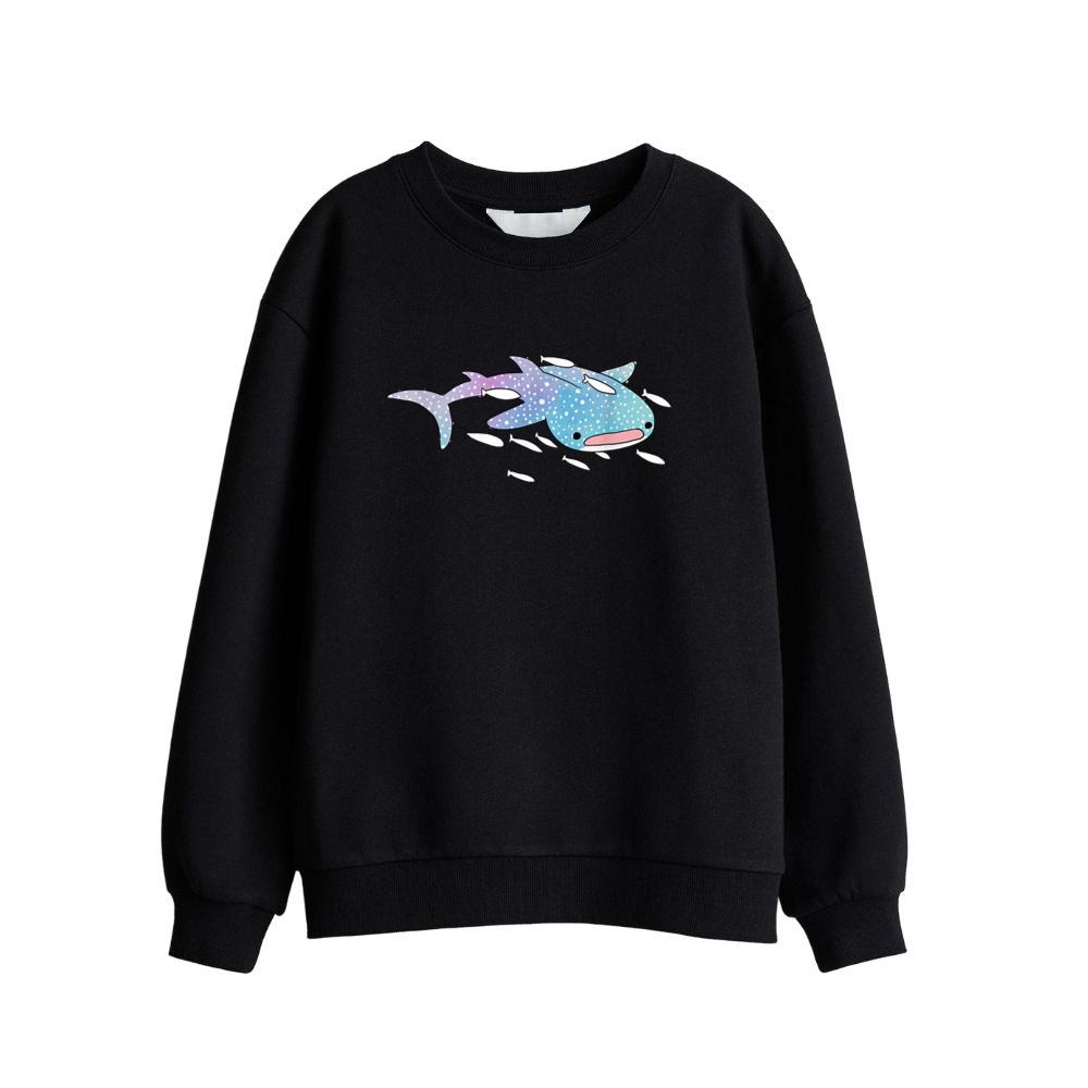 Cute Kawaii Aesthetic Blue Whale Shark Ocean T-Shirt Gift Sweatshirt