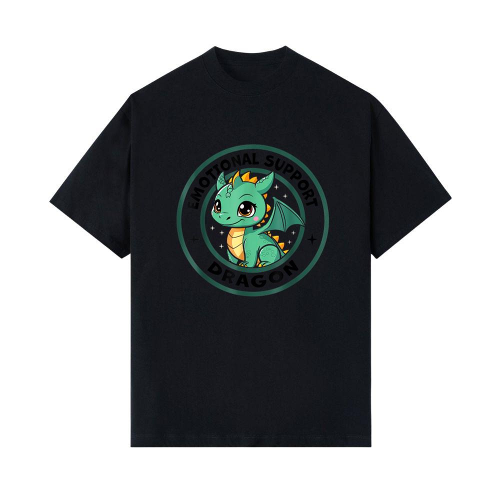 Cute Kawaii Chibi Emotional Support Dragon Men Women Kids T-Shirt 