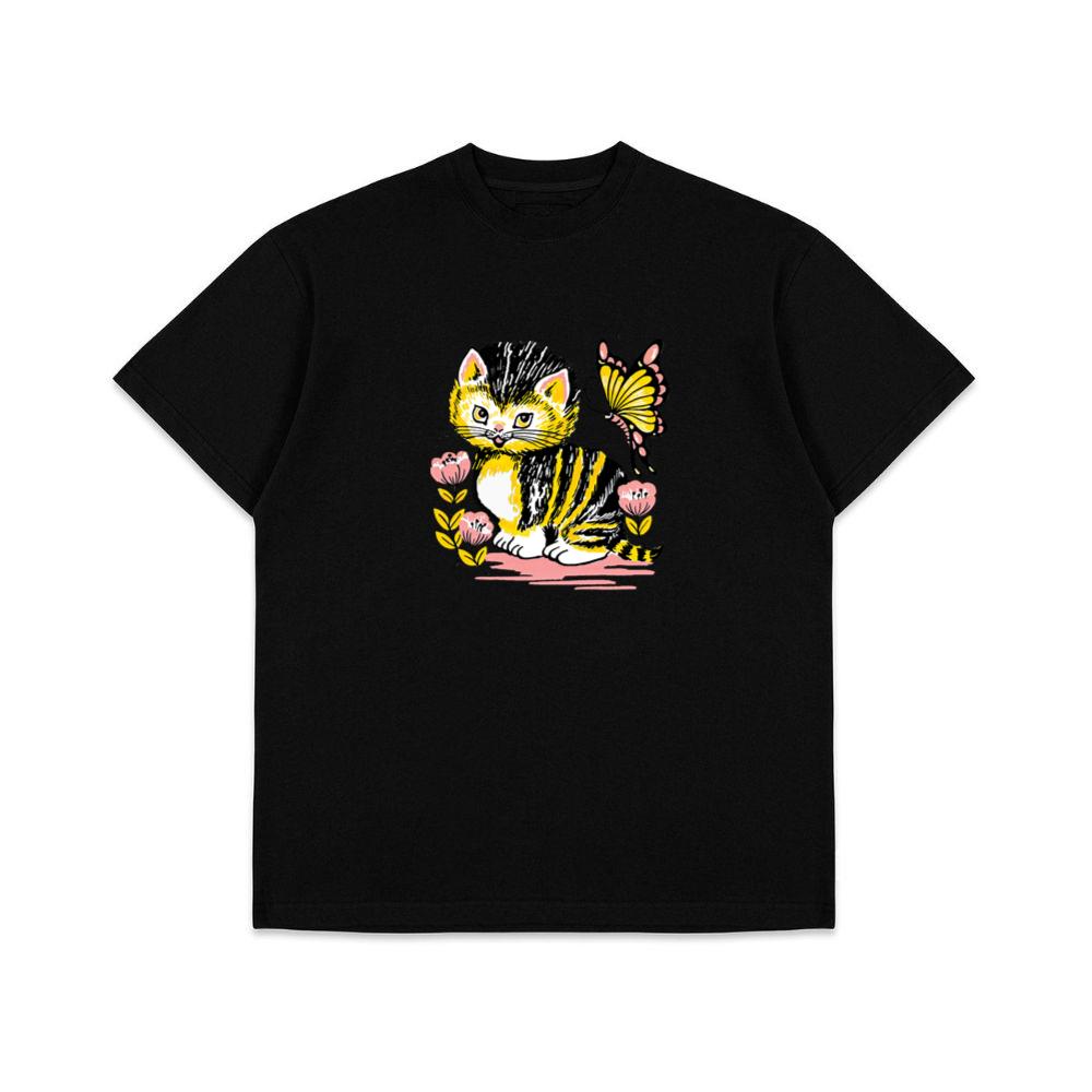 Cute Kitten Illustration T-Shirts