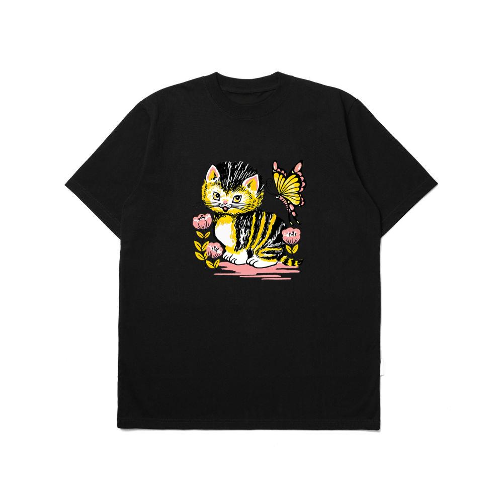 Cute Kitten Illustration TShirts Yomigold