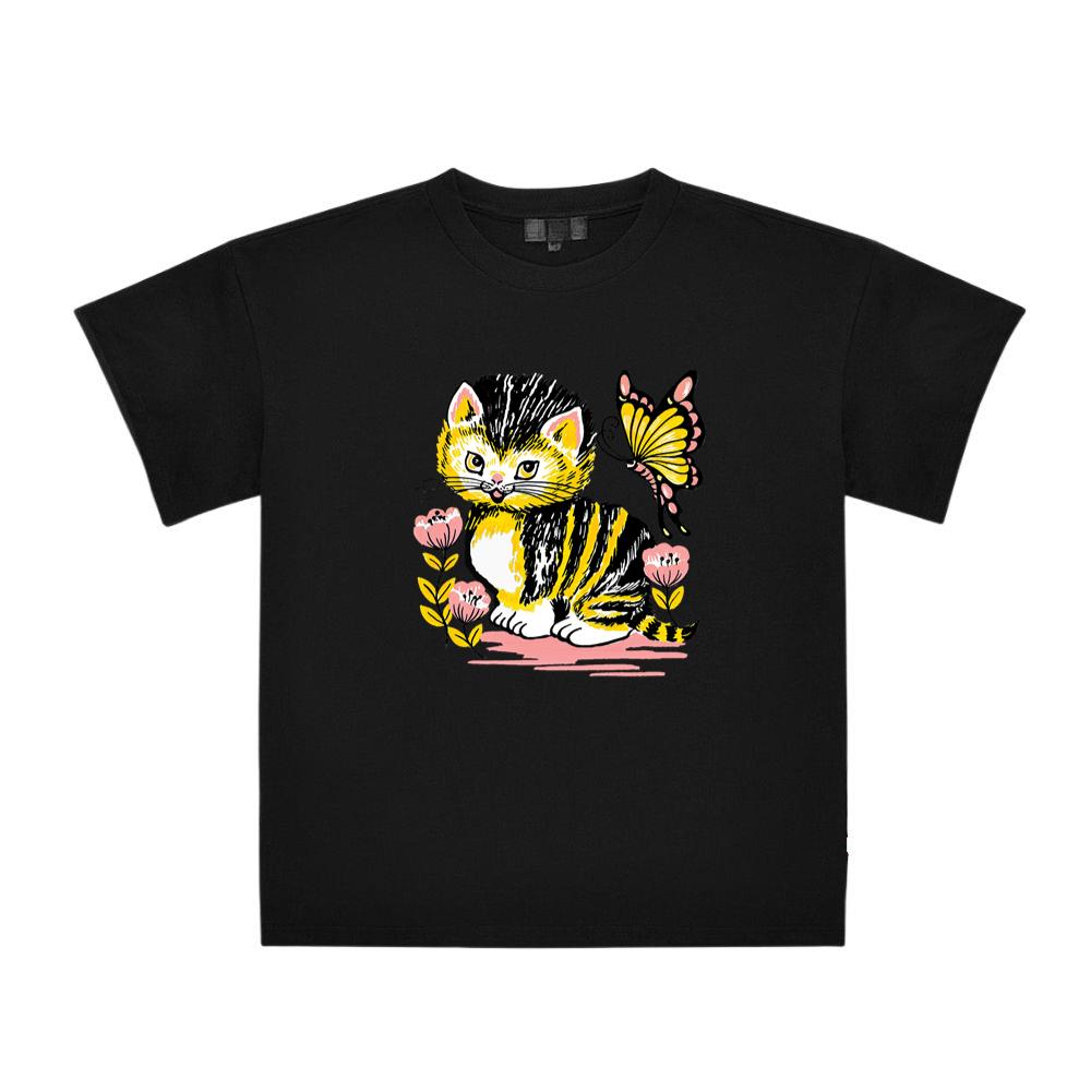 Cute Kitten Illustration T-Shirts