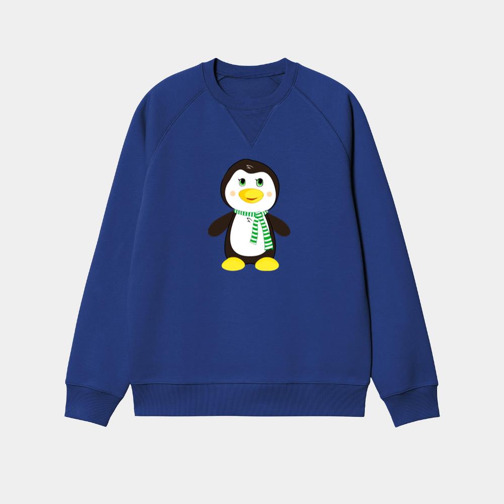 Cute Penguin With Scarf Sweatshirt
