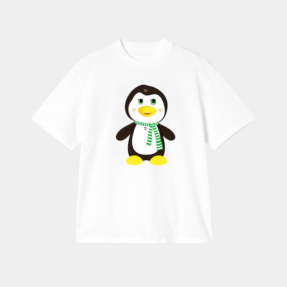 Cute Penguin With Scarf T-Shirt
