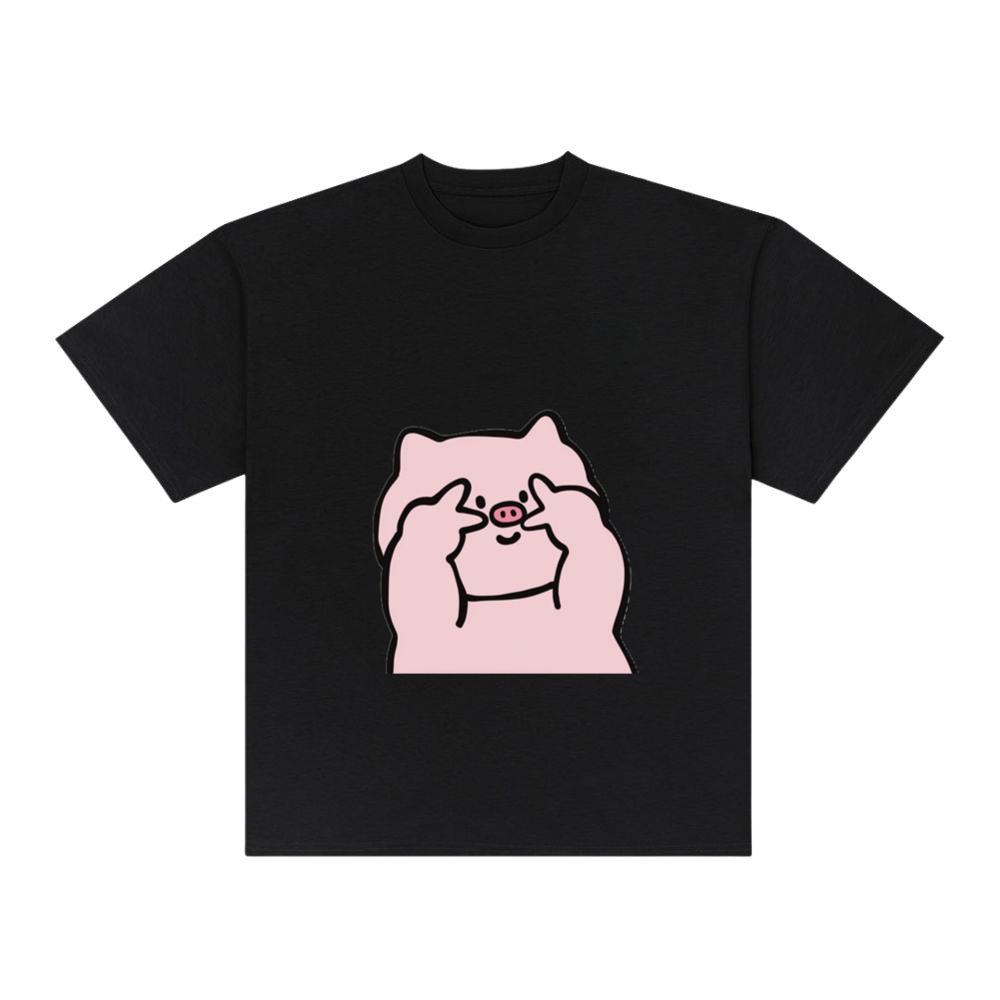 Cute Piggy Peek T-Shirts
