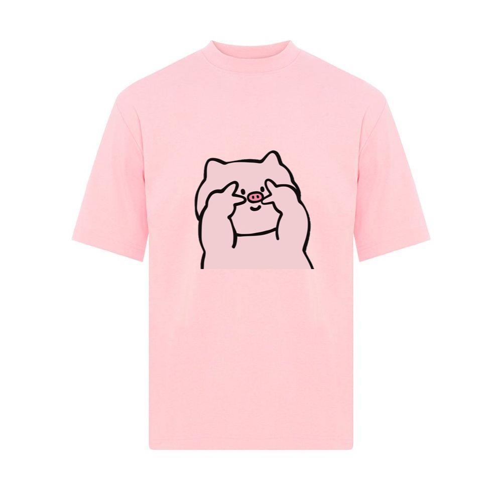 Cute Piggy Peek T-Shirts