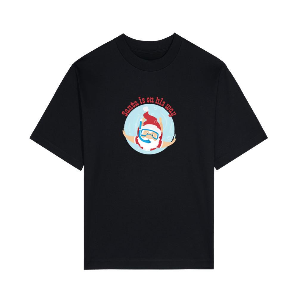 Cute Santa Is On His Way Christmas Top T-Shirts
