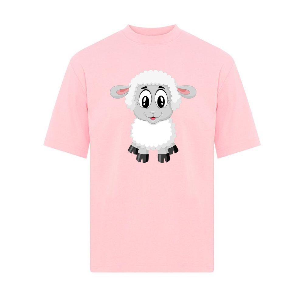Cute Smiling Cartoon Lamb T-Shirts