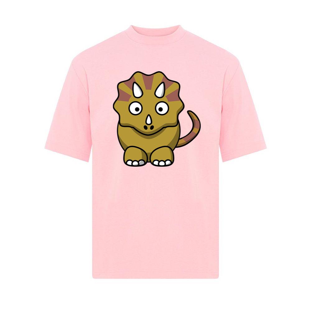Cute Smiling Triceratops Dinosaur T-Shirts