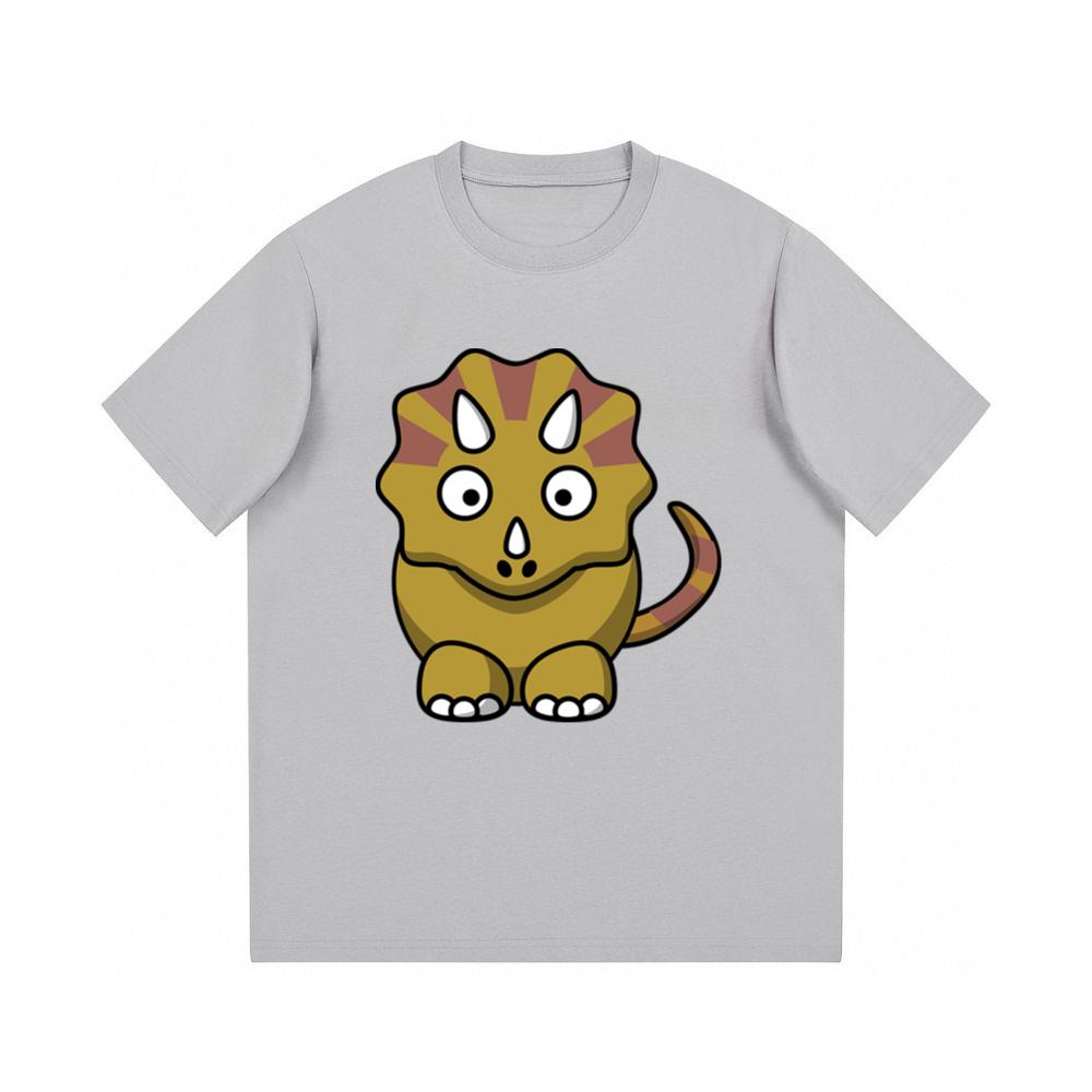 Cute Smiling Triceratops Dinosaur TShirts Shopwify