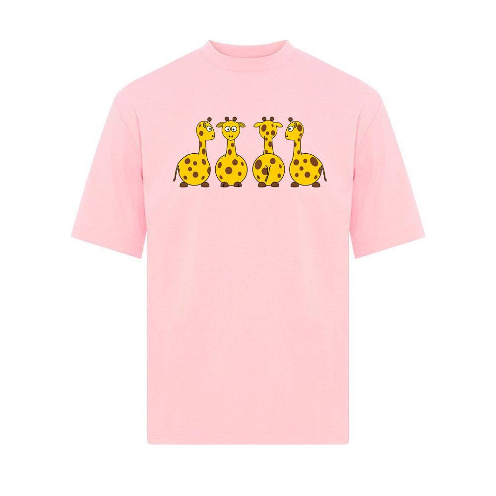 Cute Standing Giraffe Quartet T-Shirts