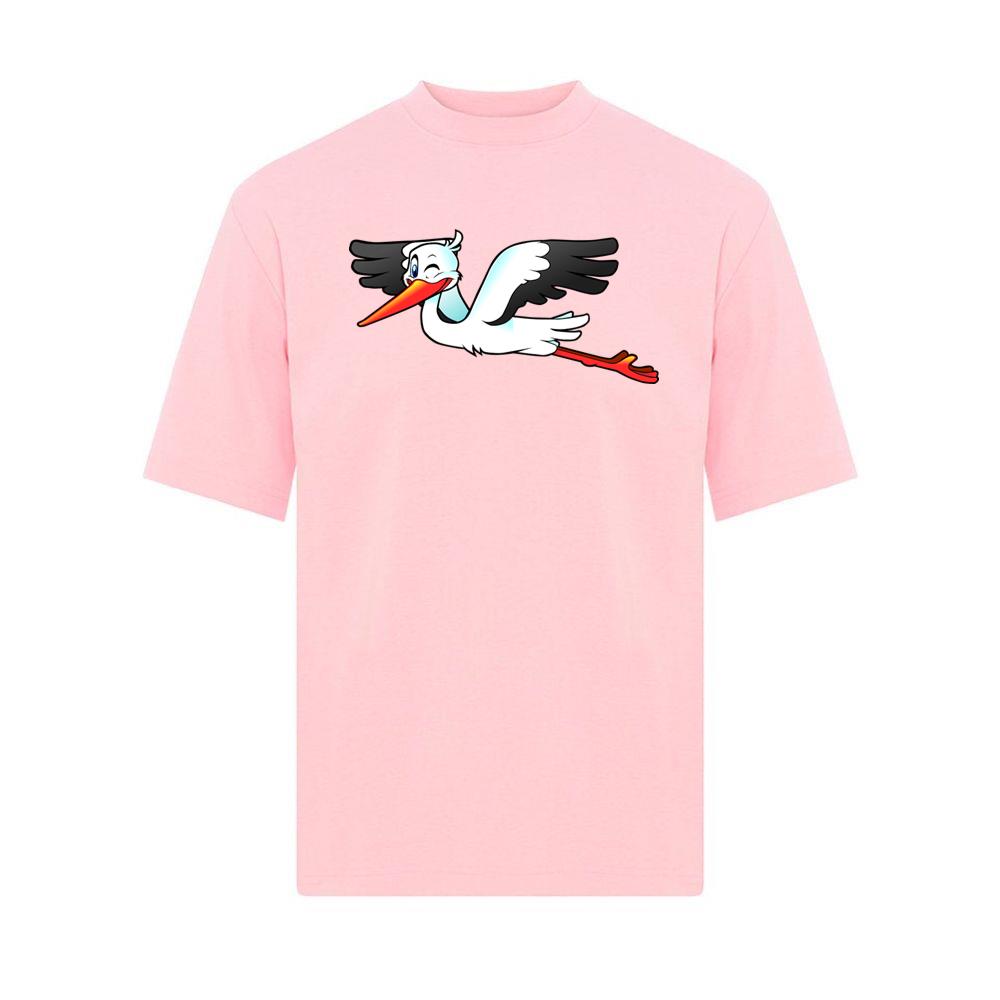 Cute Stork Flying High T-Shirts