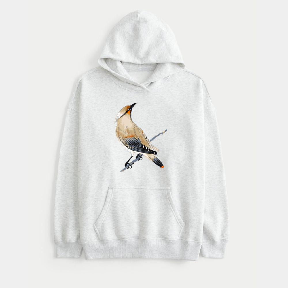 Cute Waxwing Bird Hoodie