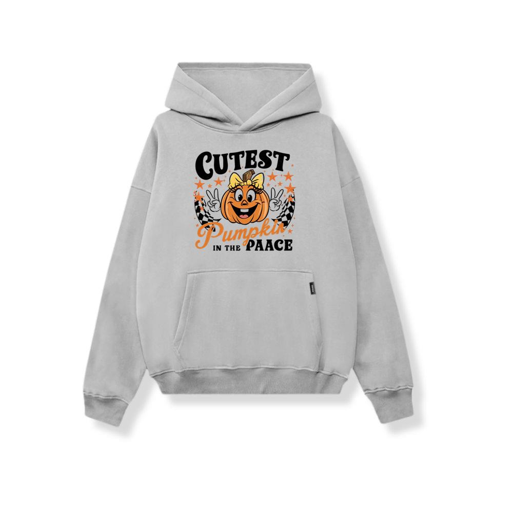 Cutest Pumpkin in the Patch Funny Halloween Graphic Hoodies