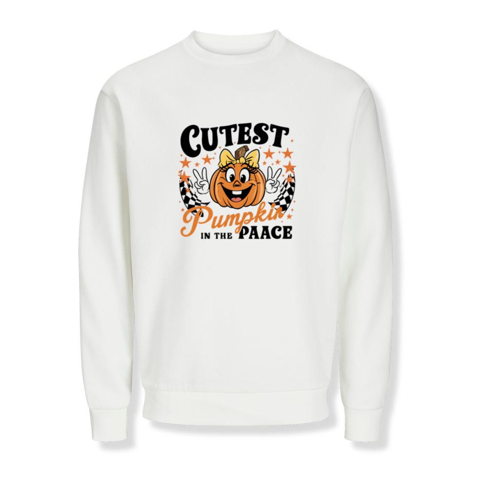 Cutest Pumpkin in the Patch Funny Halloween Graphic Sweatshirts