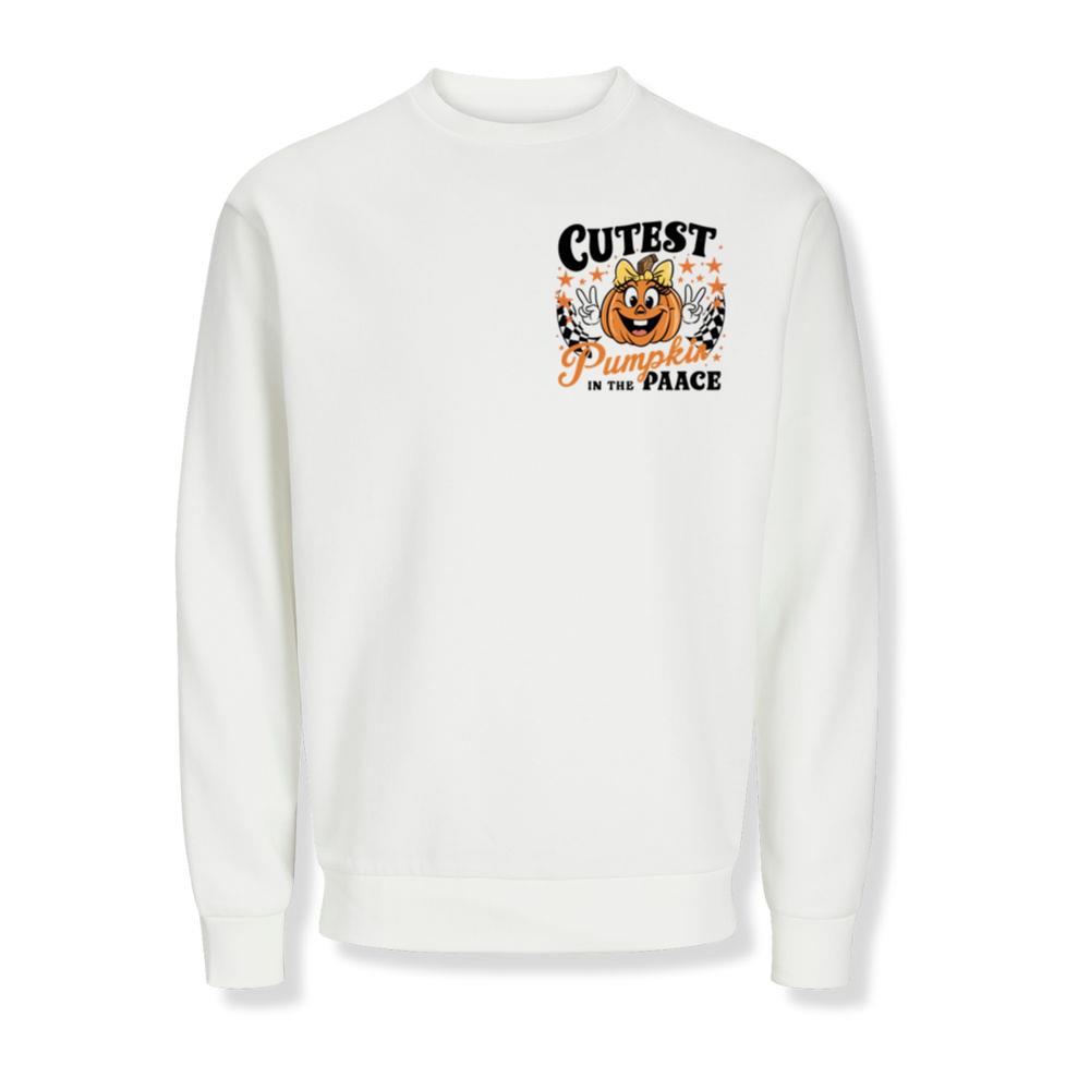 Cutest Pumpkin in the Patch Funny Halloween Graphic Sweatshirts
